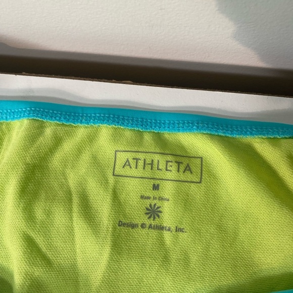 Athleta Bikini Bathing Suit Teal Bottoms Size Medium - Picture 3 of 10